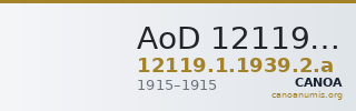 AoD 12119.1.1939.2.a — CANOA