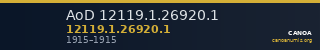 AoD 12119.1.26920.1 — CANOA