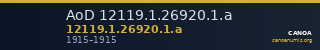 AoD 12119.1.26920.1.a — CANOA