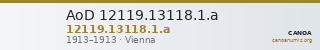 AoD 12119.13118.1.a — CANOA