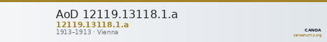 AoD 12119.13118.1.a — CANOA