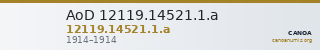 AoD 12119.14521.1.a — CANOA