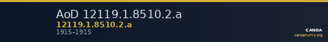 AoD 12119.1.8510.2.a — CANOA