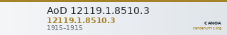 AoD 12119.1.8510.3 — CANOA