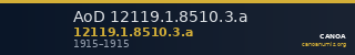 AoD 12119.1.8510.3.a — CANOA