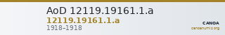 AoD 12119.19161.1.a — CANOA