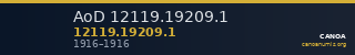 AoD 12119.19209.1 — CANOA