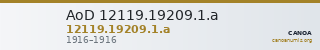 AoD 12119.19209.1.a — CANOA