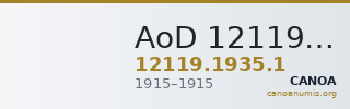 AoD 12119.1935.1 — CANOA