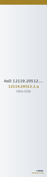 AoD 12119.20512.1.a — CANOA