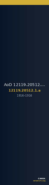 AoD 12119.20512.1.a — CANOA