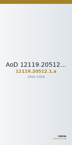 AoD 12119.20512.1.a — CANOA