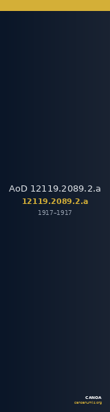 AoD 12119.2089.2.a — CANOA