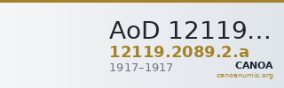 AoD 12119.2089.2.a — CANOA