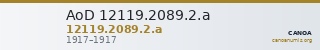 AoD 12119.2089.2.a — CANOA
