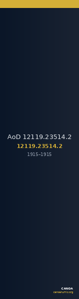 AoD 12119.23514.2 — CANOA