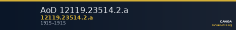 AoD 12119.23514.2.a — CANOA
