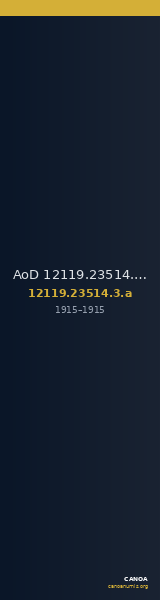 AoD 12119.23514.3.a — CANOA