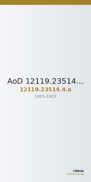 AoD 12119.23514.4.a — CANOA