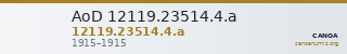 AoD 12119.23514.4.a — CANOA