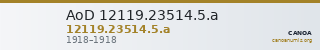 AoD 12119.23514.5.a — CANOA