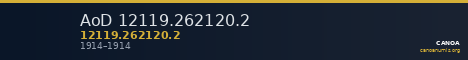 AoD 12119.262120.2 — CANOA