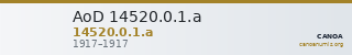 AoD 14520.0.1.a — CANOA