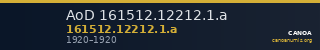 AoD 161512.12212.1.a — CANOA