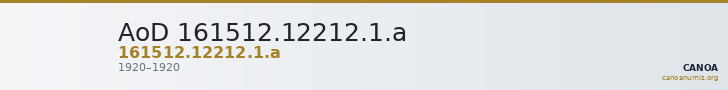 AoD 161512.12212.1.a — CANOA