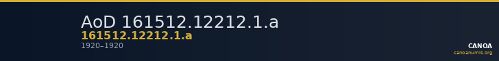 AoD 161512.12212.1.a — CANOA