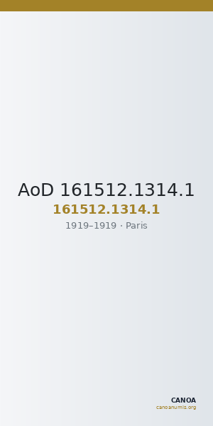 AoD 161512.1314.1 — CANOA