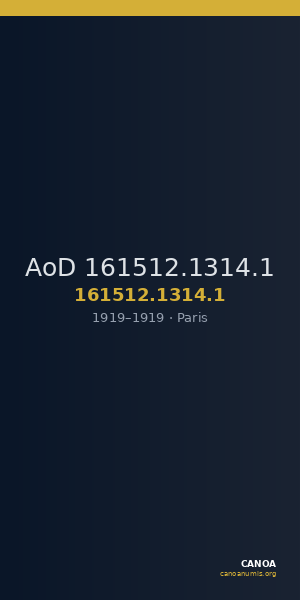 AoD 161512.1314.1 — CANOA