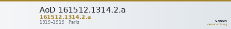 AoD 161512.1314.2.a — CANOA