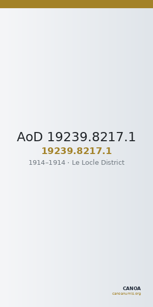 AoD 19239.8217.1 — CANOA