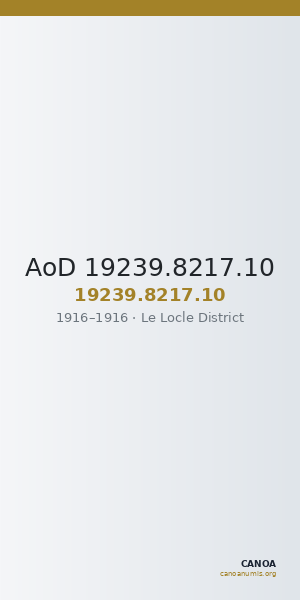 AoD 19239.8217.10 — CANOA