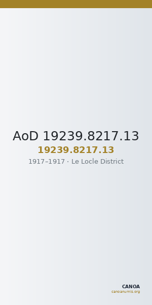 AoD 19239.8217.13 — CANOA