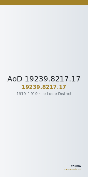 AoD 19239.8217.17 — CANOA