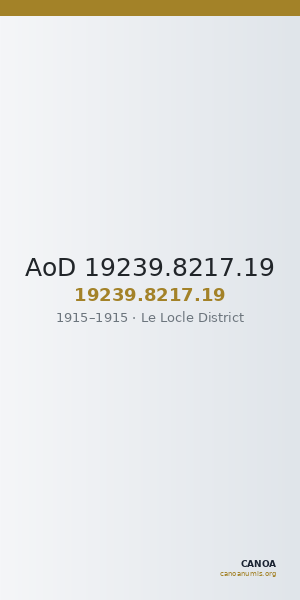 AoD 19239.8217.19 — CANOA
