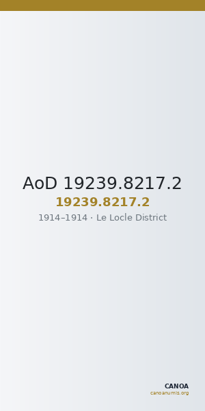 AoD 19239.8217.2 — CANOA