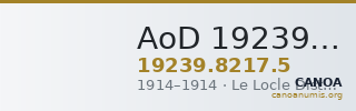 AoD 19239.8217.5 — CANOA
