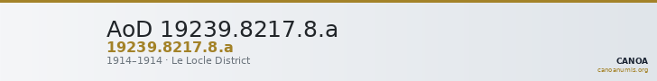 AoD 19239.8217.8.a — CANOA