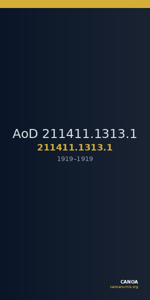 AoD 211411.1313.1 — CANOA