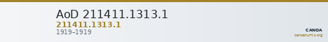 AoD 211411.1313.1 — CANOA