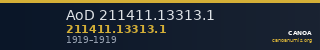 AoD 211411.13313.1 — CANOA