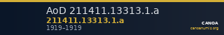 AoD 211411.13313.1.a — CANOA