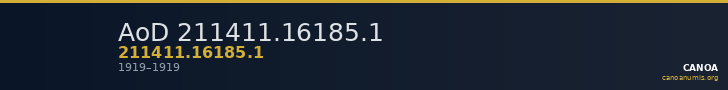 AoD 211411.16185.1 — CANOA