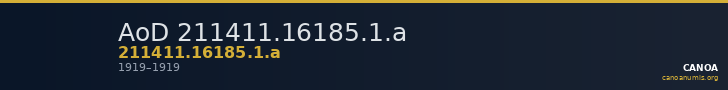 AoD 211411.16185.1.a — CANOA
