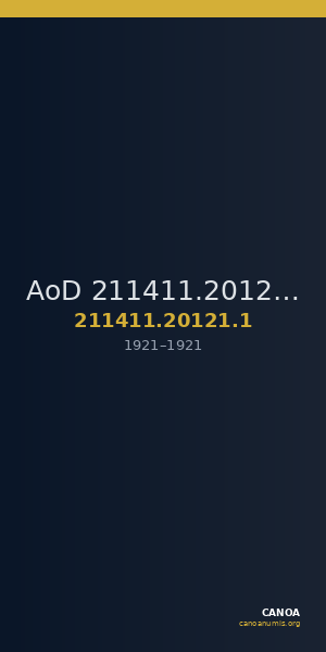 AoD 211411.20121.1 — CANOA
