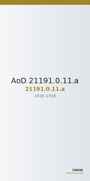 AoD 21191.0.11.a — CANOA
