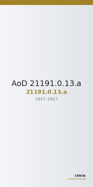 AoD 21191.0.13.a — CANOA